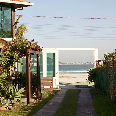 Pousada Recanto Edenico - A Beira Mar Da Praia Ponta Do Papagaio, Palhoca Sc Esterno foto