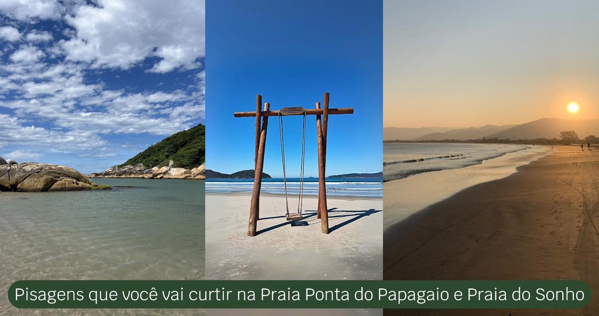 Pousada Recanto Edenico - A Beira Mar Da Praia Ponta Do Papagaio, Palhoca Sc Esterno foto